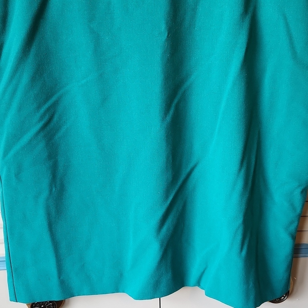 Dressbarn Teal Pencil Skirt - Picture 5 of 10